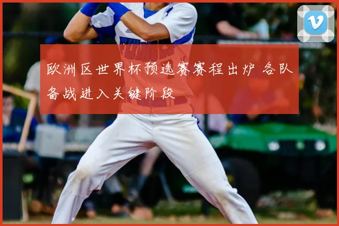欧洲区世界杯预选赛赛程出炉 各队备战进入关键阶段