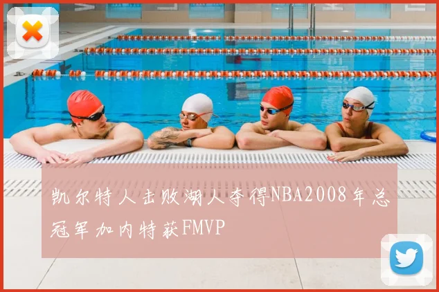 凯尔特人击败湖人夺得NBA2008年总冠军加内特获FMVP