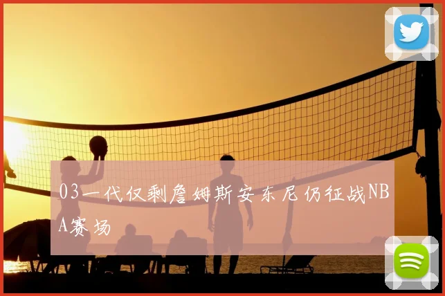 03一代仅剩詹姆斯安东尼仍征战NBA赛场